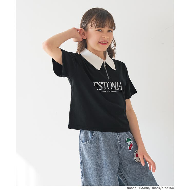 ハーフジップポロTシャツ | coca | 詳細画像6 