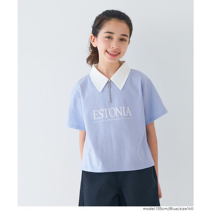 ハーフジップポロTシャツ | coca | 詳細画像8 