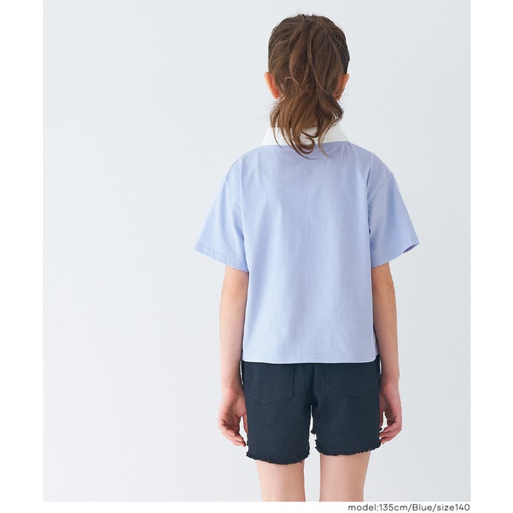 ハーフジップポロTシャツ | coca | 詳細画像10 