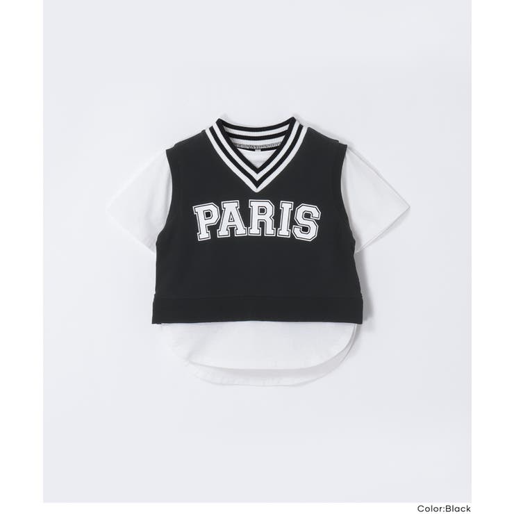 ベストレイヤードTシャツ キッズ | coca | 詳細画像16 