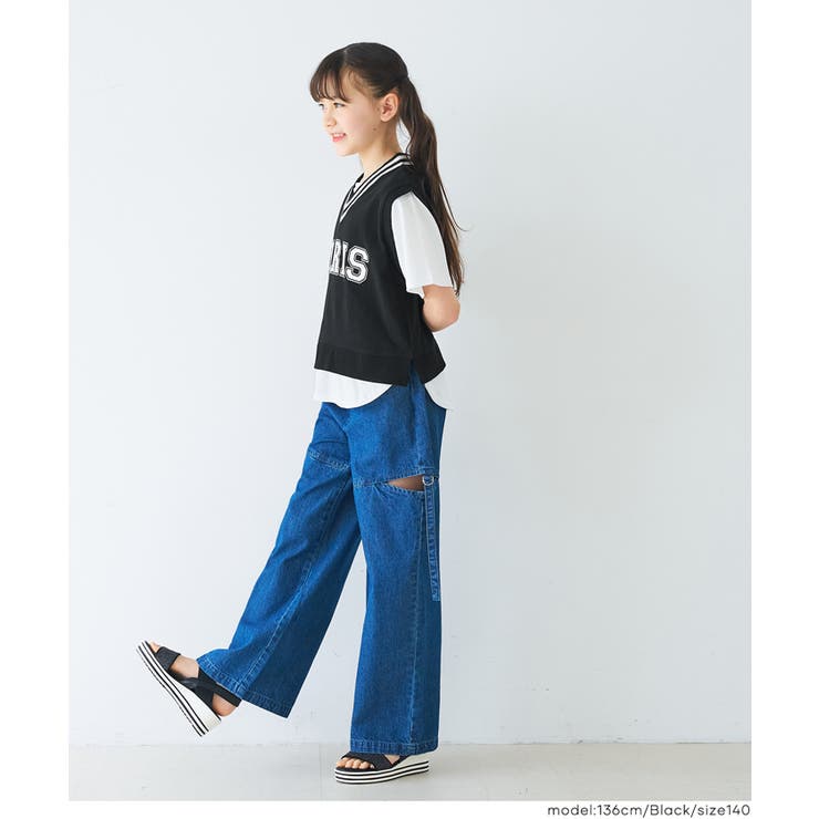 ベストレイヤードTシャツ キッズ | coca | 詳細画像6 