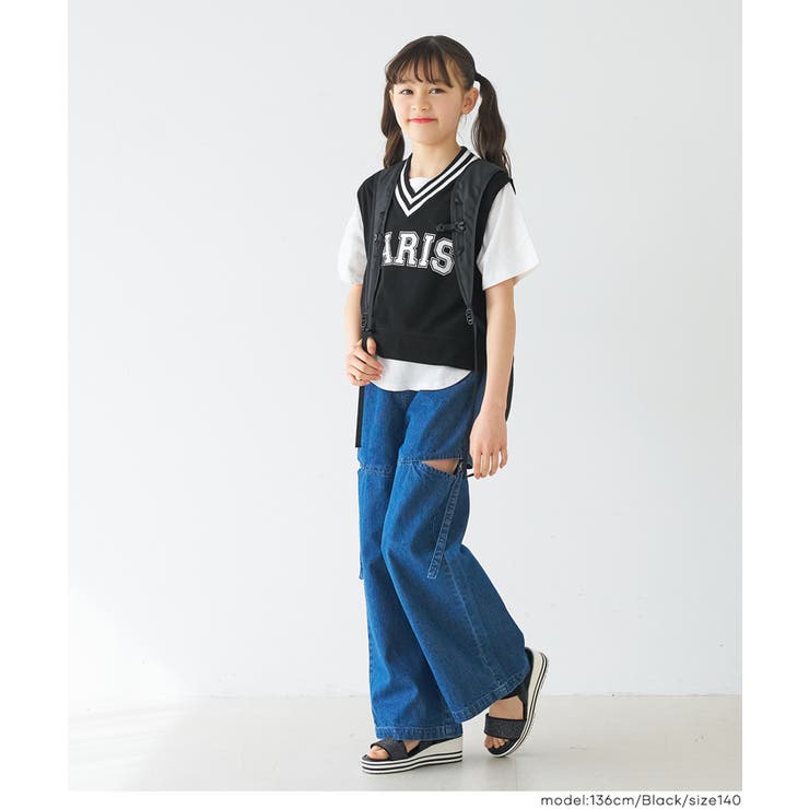 ベストレイヤードTシャツ キッズ | coca | 詳細画像7 