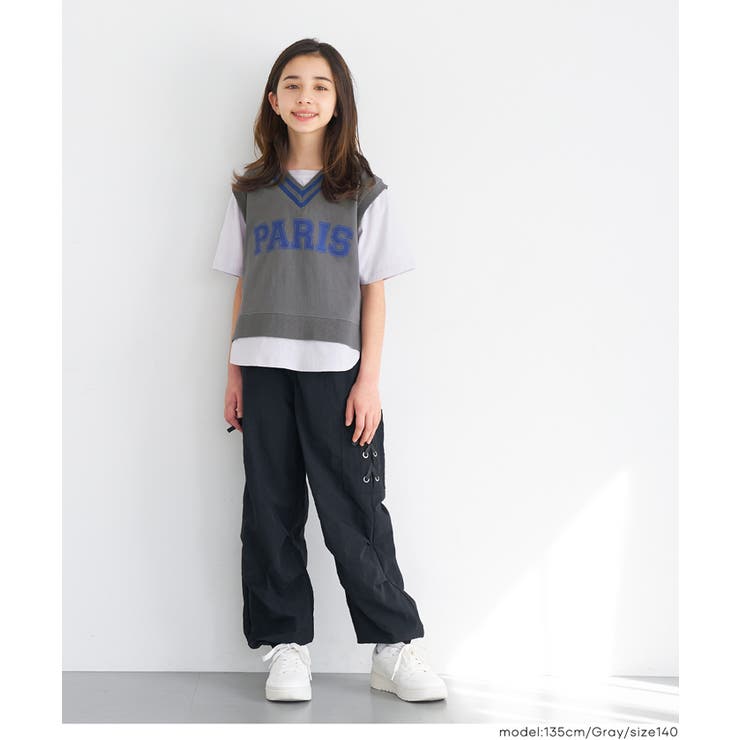 ベストレイヤードTシャツ キッズ | coca | 詳細画像8 