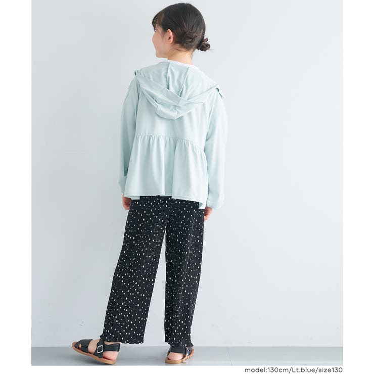 UVカットギャザーパーカー キッズ | coca | 詳細画像12 