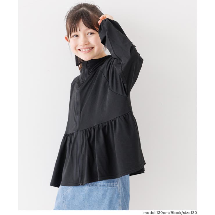 UVカットギャザーパーカー キッズ | coca | 詳細画像5 