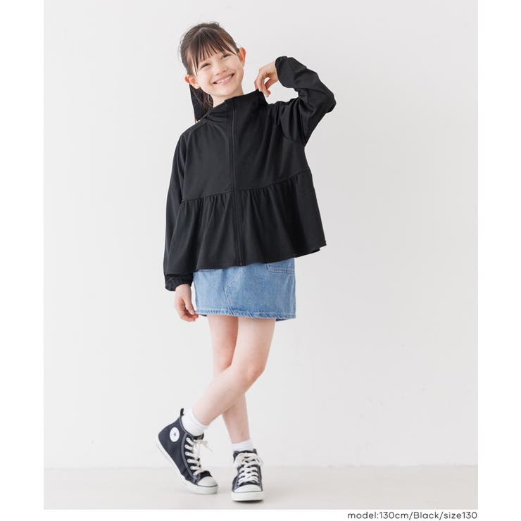 UVカットギャザーパーカー キッズ | coca | 詳細画像7 