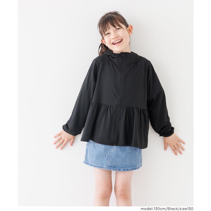 UVカットギャザーパーカー キッズ | coca | 詳細画像8 