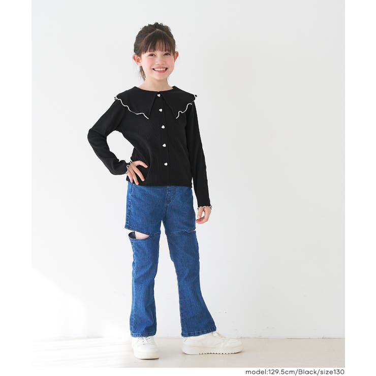 リブハートボタントップス | coca | 詳細画像2 