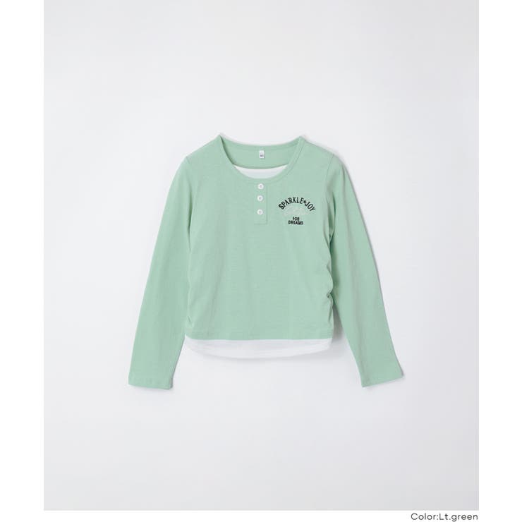 レイヤード風トップス キッズ | coca | 詳細画像14 