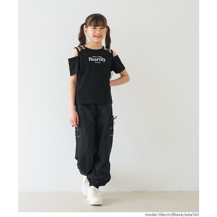 ハートバックル肩あきトップス | coca | 詳細画像2 