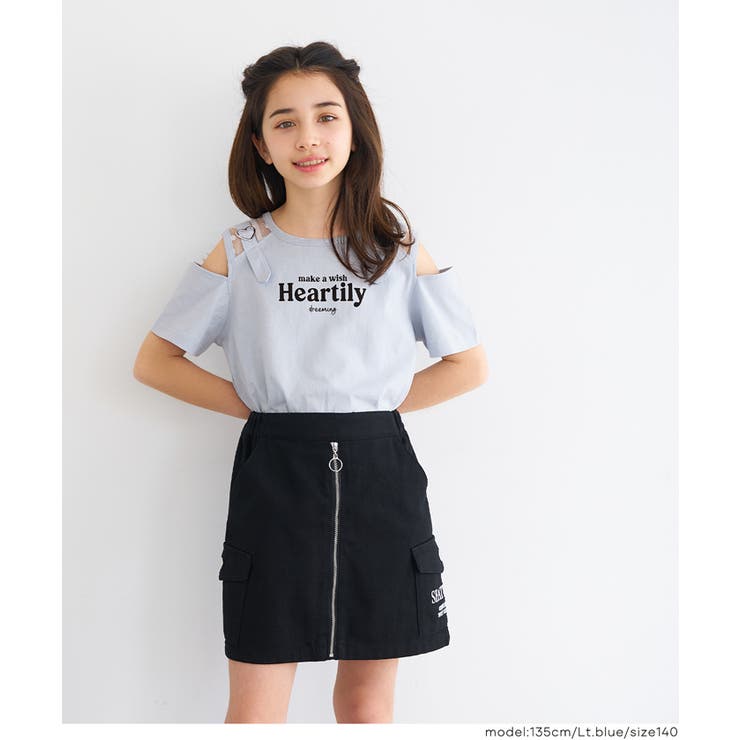 ハートバックル肩あきトップス | coca | 詳細画像8 