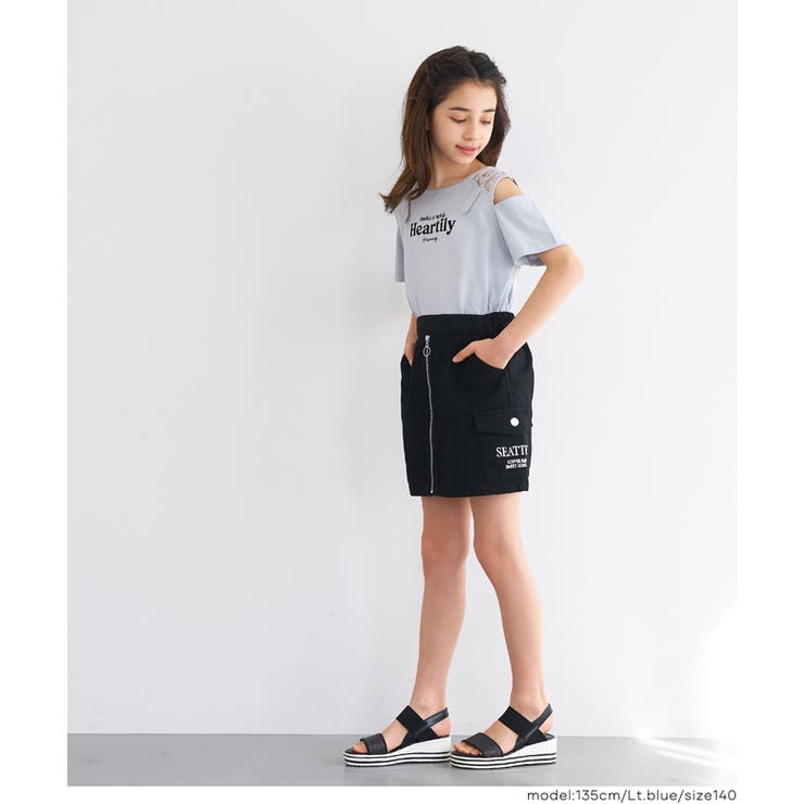 ハートバックル肩あきトップス | coca | 詳細画像9 