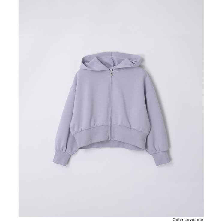 ソフトスウェットジップアップパーカー | coca | 詳細画像2 