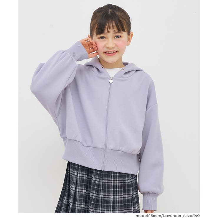 ソフトスウェットジップアップパーカー | coca | 詳細画像6 