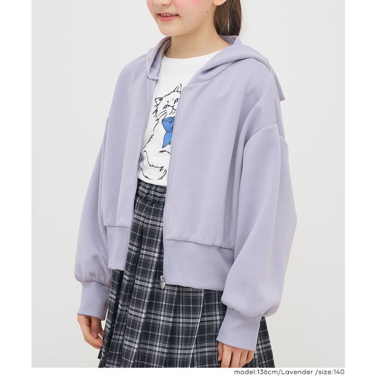 ソフトスウェットジップアップパーカー | coca | 詳細画像7 