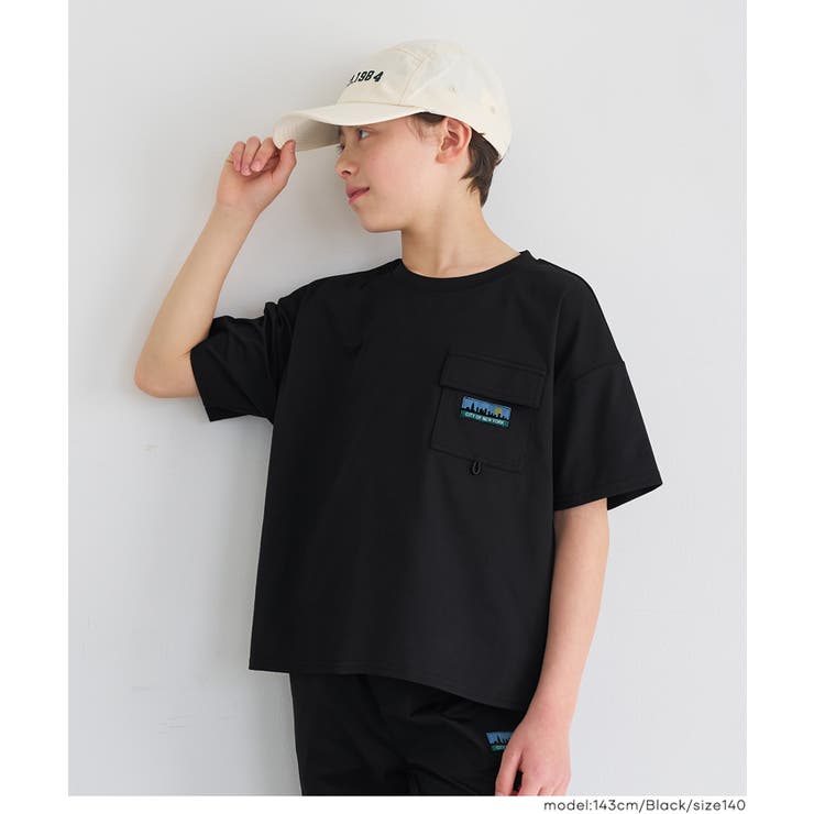 ネームストレッチ半袖Tシャツ | coca | 詳細画像3 