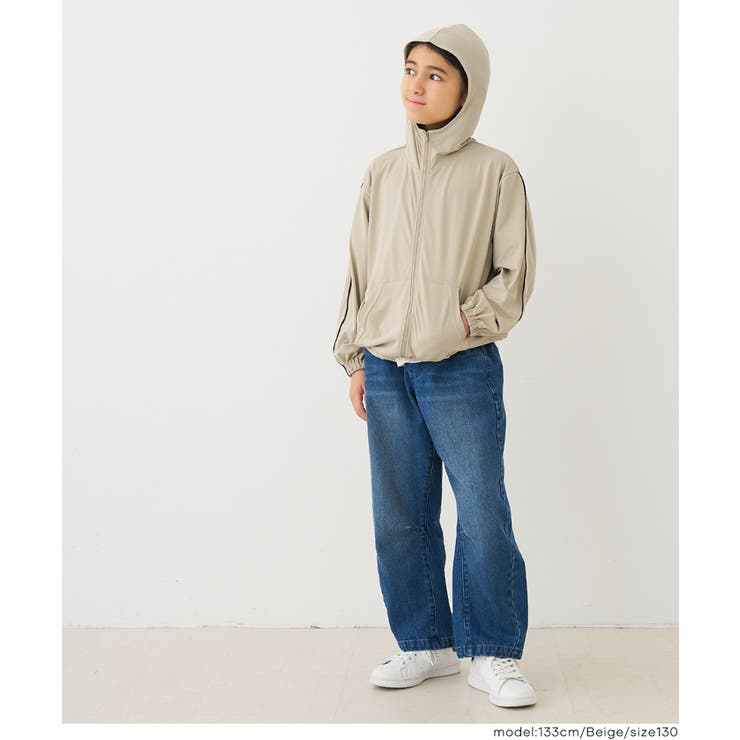 UVカットラインパーカー キッズ | coca | 詳細画像11 