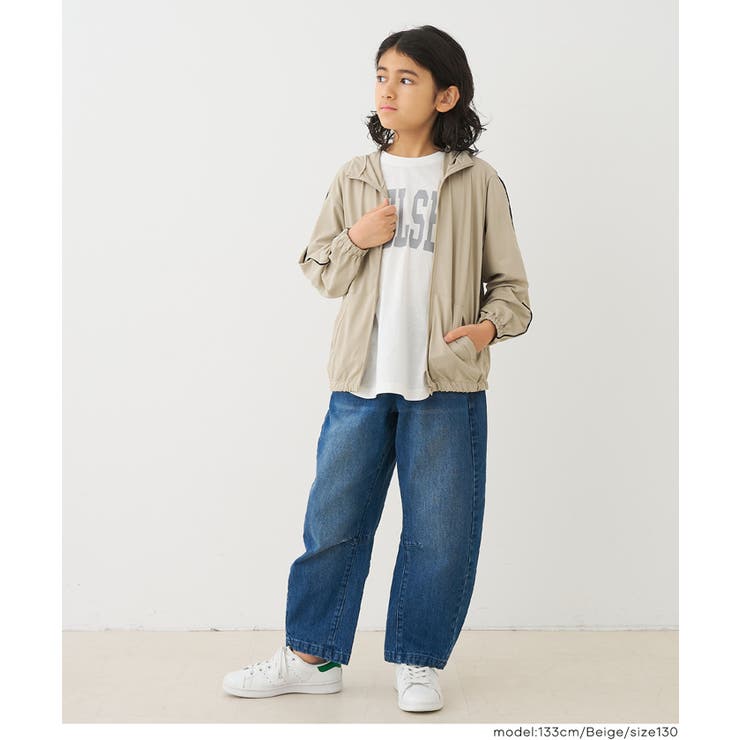 UVカットラインパーカー キッズ | coca | 詳細画像7 