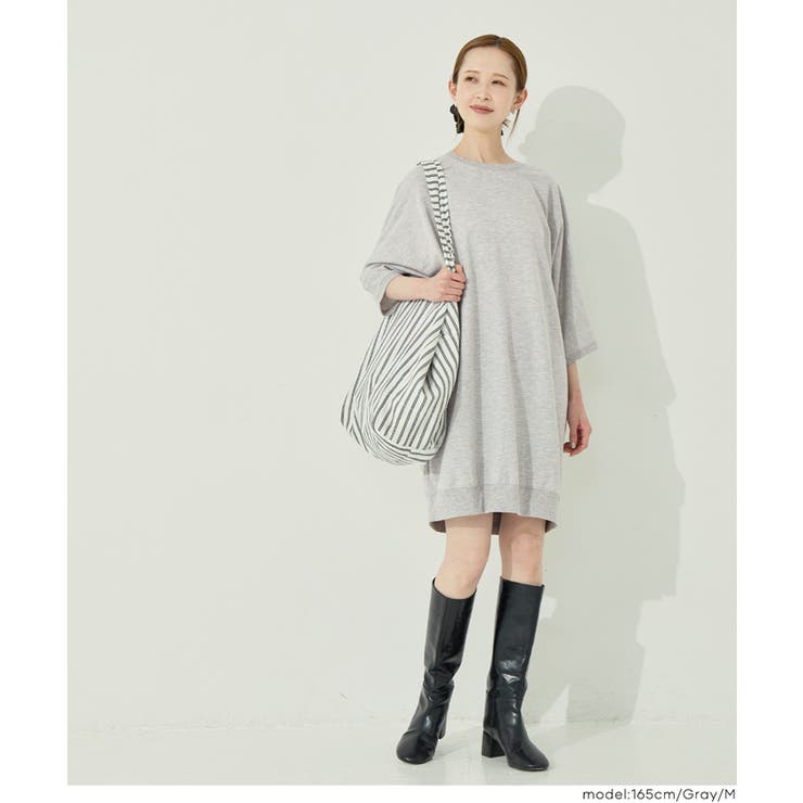 ミニ裏毛ドルマンスリーブチュニック レディース | coca | 詳細画像12 