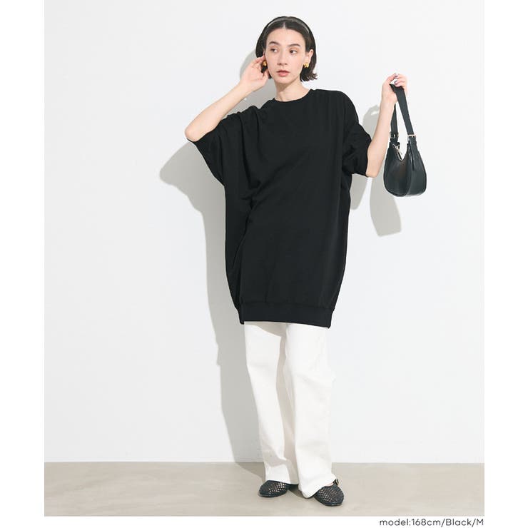 ミニ裏毛ドルマンスリーブチュニック レディース | coca | 詳細画像13 