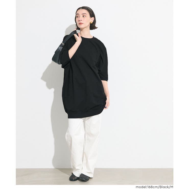 ミニ裏毛ドルマンスリーブチュニック レディース | coca | 詳細画像17 