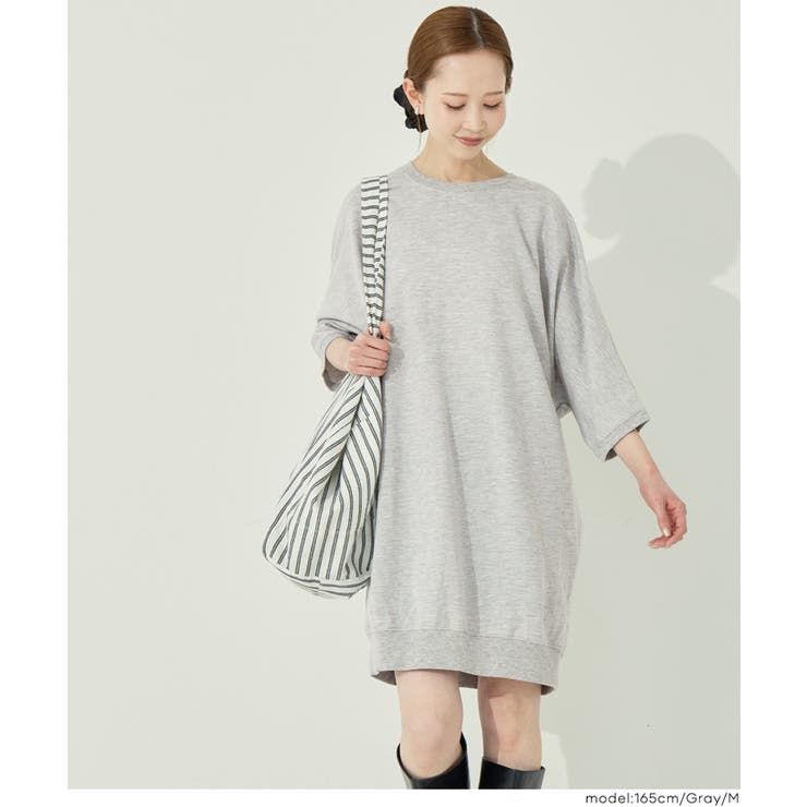 ミニ裏毛ドルマンスリーブチュニック レディース | coca | 詳細画像10 