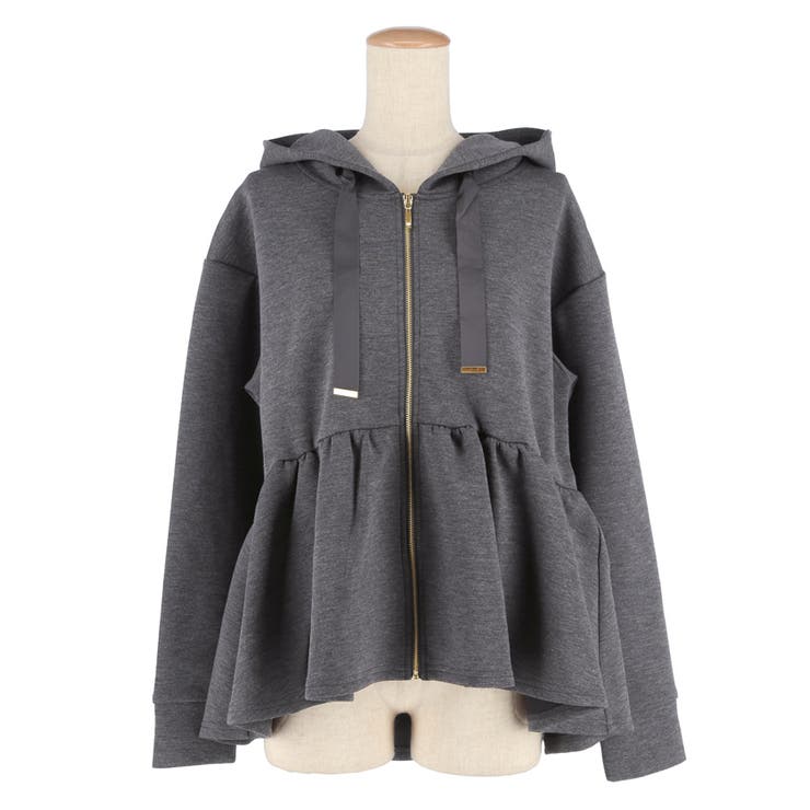 ソフトスウェットフレアパーカー | coca | 詳細画像2 