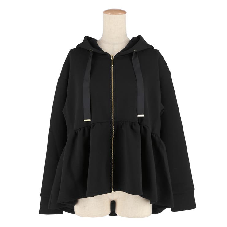 ソフトスウェットフレアパーカー | coca | 詳細画像3 