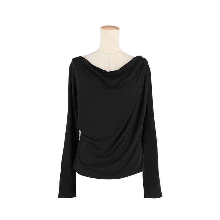 とろみ素材で魅せる、大人のとろみドレープカットソー | coca | 詳細画像3 