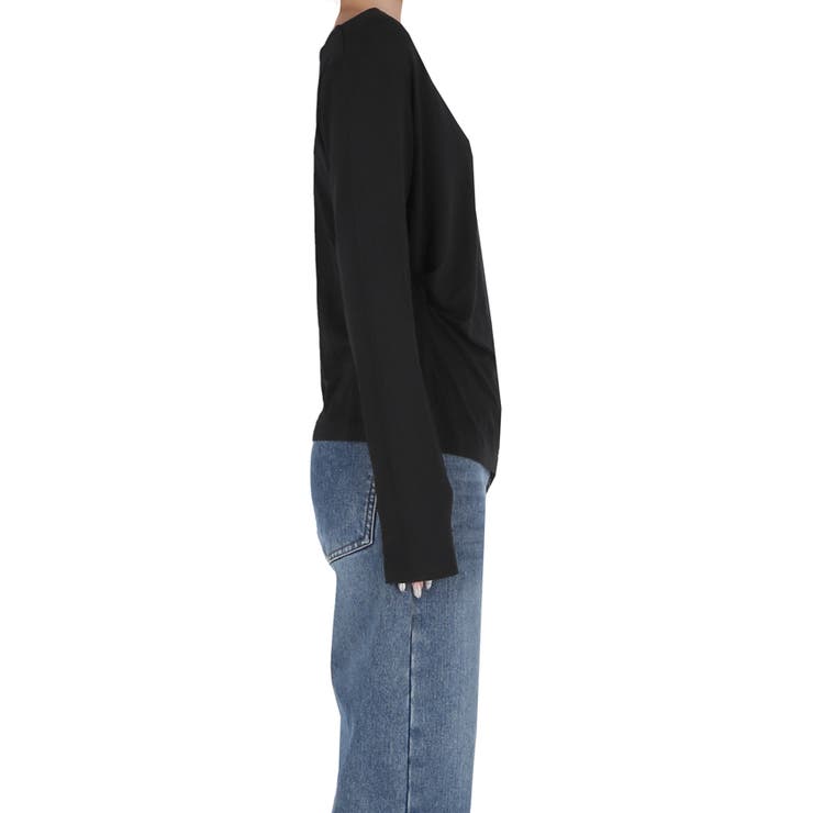 とろみ素材で魅せる、大人のとろみドレープカットソー | coca | 詳細画像5 