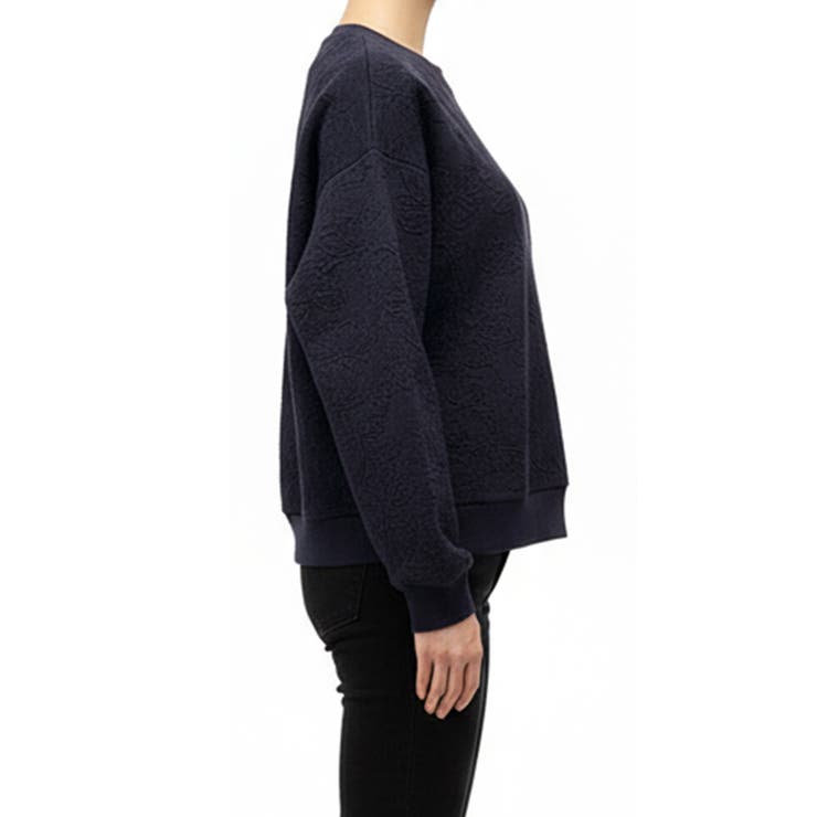 立体感で差がつく、膨れジャカードスウェットトップス〈セットアップ対応〉 | coca | 詳細画像5 