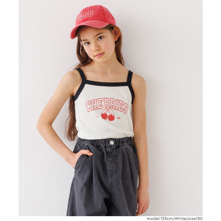 メッシュトップス＆キャミソール 2点セット キッズ | coca | 詳細画像6 