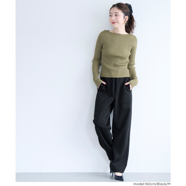 裏起毛カーブパンツ | coca | 詳細画像11 