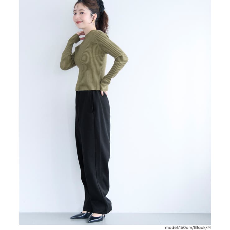 裏起毛カーブパンツ | coca | 詳細画像12 