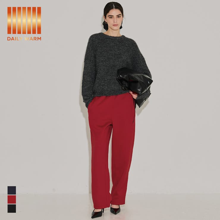 裏起毛カーブパンツ | coca | 詳細画像1 