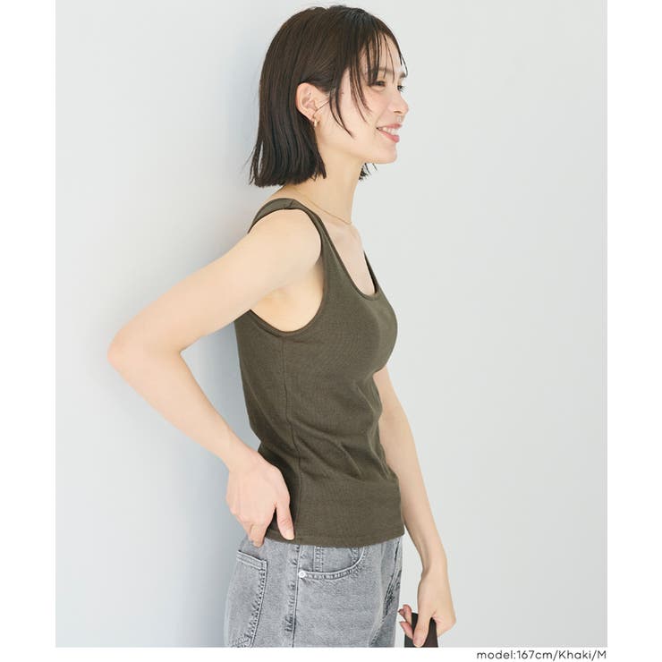 OUT BRA ベーシックタンクトップ | coca | 詳細画像19 