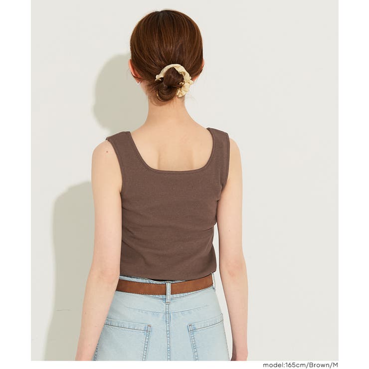 OUT BRA ベーシックタンクトップ | coca | 詳細画像22 