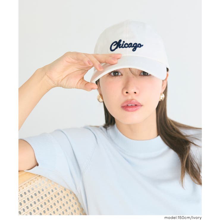 ベーシックな形でシンプル可愛い、刺繍キャップ | coca | 詳細画像12 