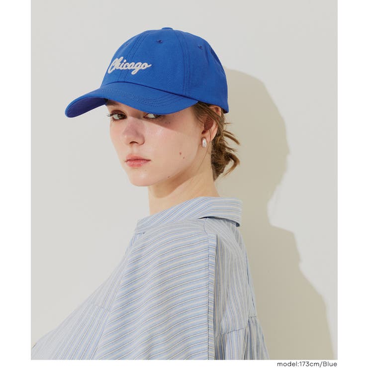 ベーシックな形でシンプル可愛い、刺繍キャップ | coca | 詳細画像18 