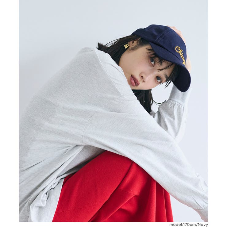 ベーシックな形でシンプル可愛い、刺繍キャップ | coca | 詳細画像6 