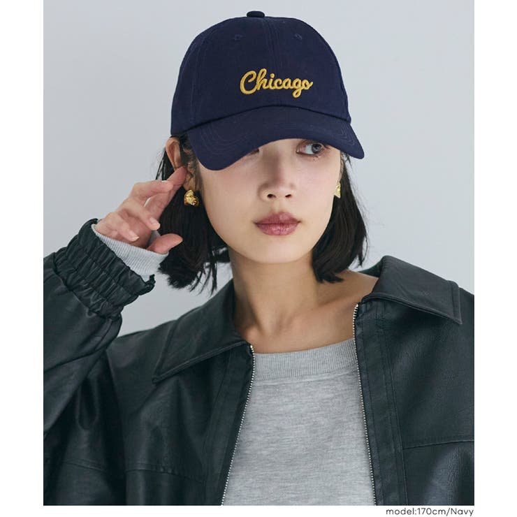 ベーシックな形でシンプル可愛い、刺繍キャップ | coca | 詳細画像8 