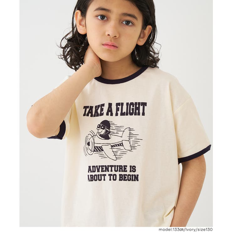 プリントリンガーTシャツ キッズ | coca | 詳細画像11 