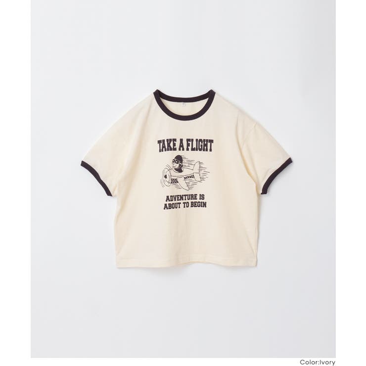 プリントリンガーTシャツ キッズ | coca | 詳細画像13 