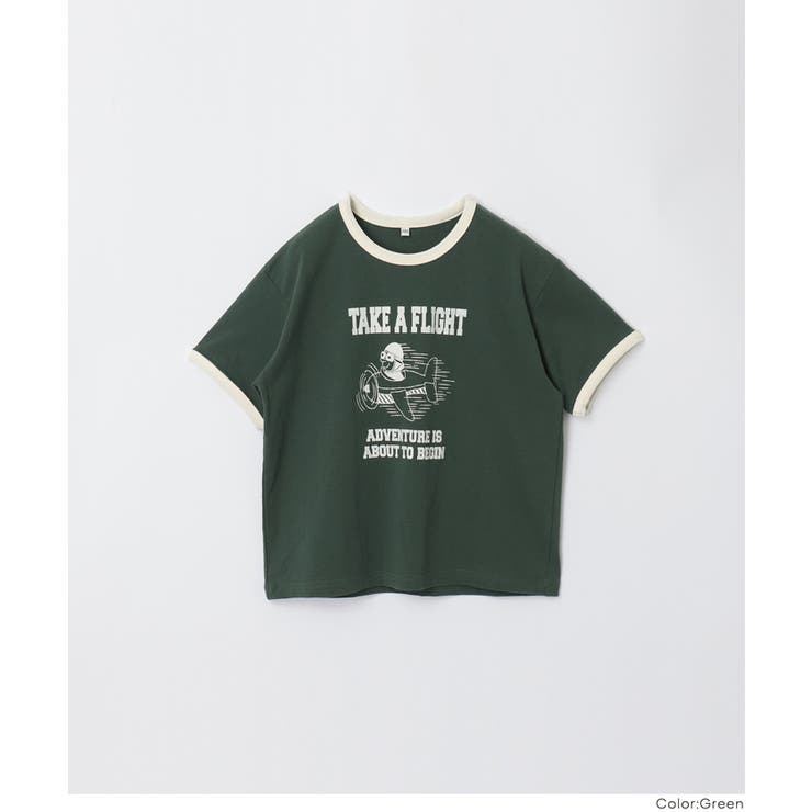 プリントリンガーTシャツ キッズ | coca | 詳細画像14 