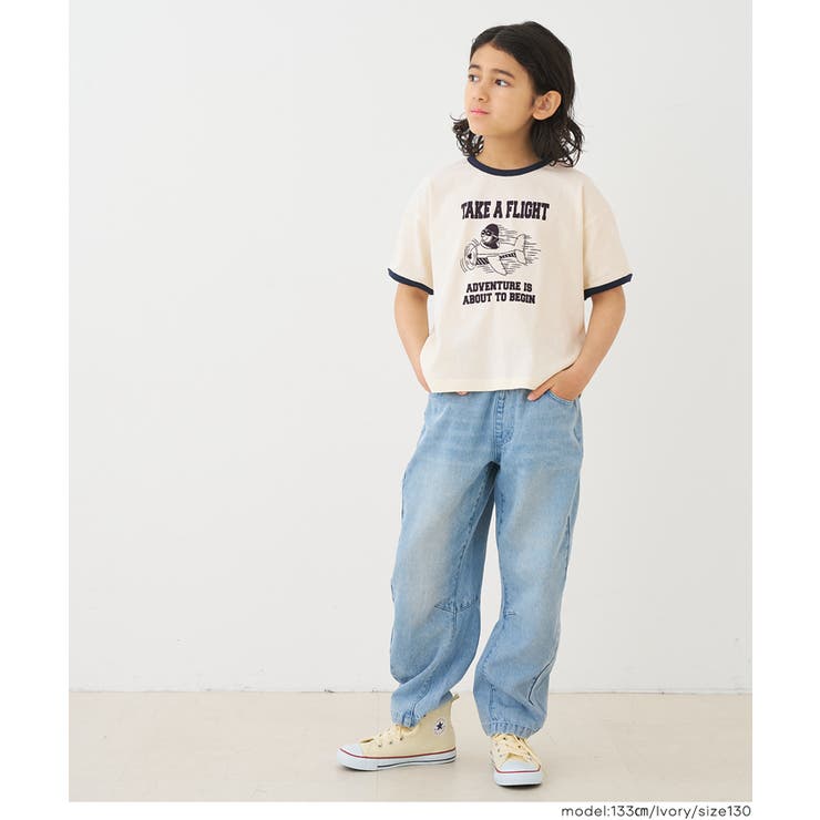 プリントリンガーTシャツ キッズ | coca | 詳細画像7 