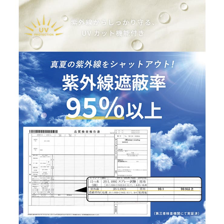 【撥水・紫外線対策】かぶるだけで、本気の紫外線対策。UV日除けハット | coca | 詳細画像4 
