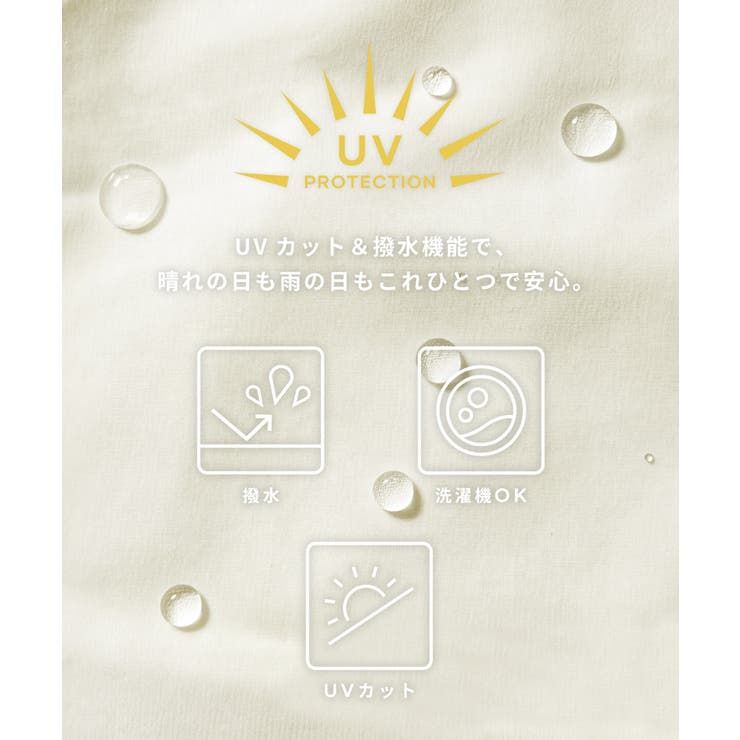 【撥水・紫外線対策】かぶるだけで、本気の紫外線対策。UV日除けハット | coca | 詳細画像5 