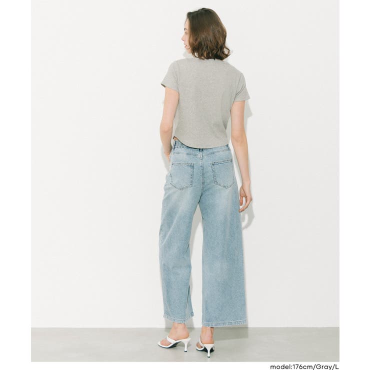 シンプルな着こなしが様になる、ヘンリーネックTシャツ | coca | 詳細画像20 