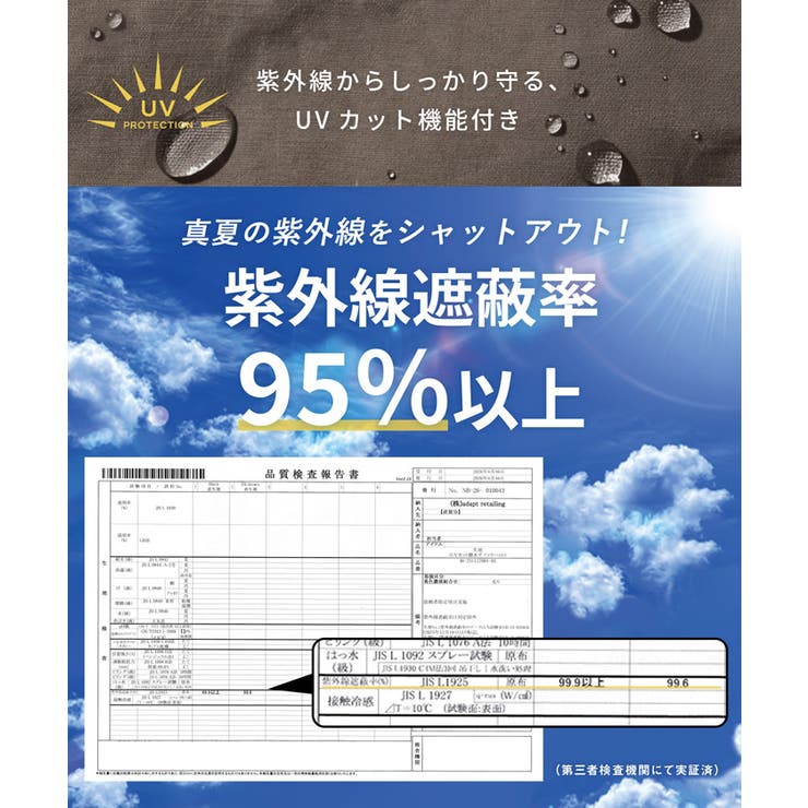 【撥水・紫外線対策】機能性に優れたUVカット撥水サファリハット | coca | 詳細画像4 