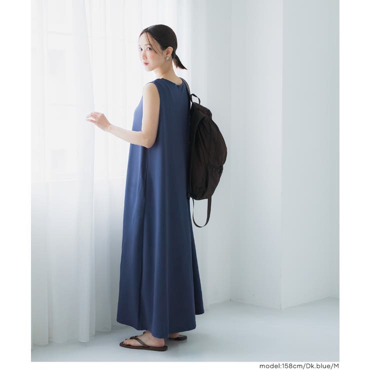 〈予約開始〉ライトエンボスマキシジャンパースカート【田中里奈様着用】 | coca | 詳細画像8 